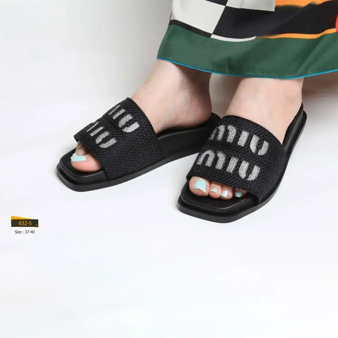 صندل زنانه رنگی مشکی